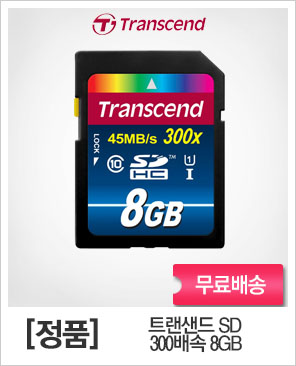 [트랜샌드]트랜샌드 SD 300X 8GB
