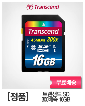 [트랜샌드]트랜샌드 SD 300X 16GB